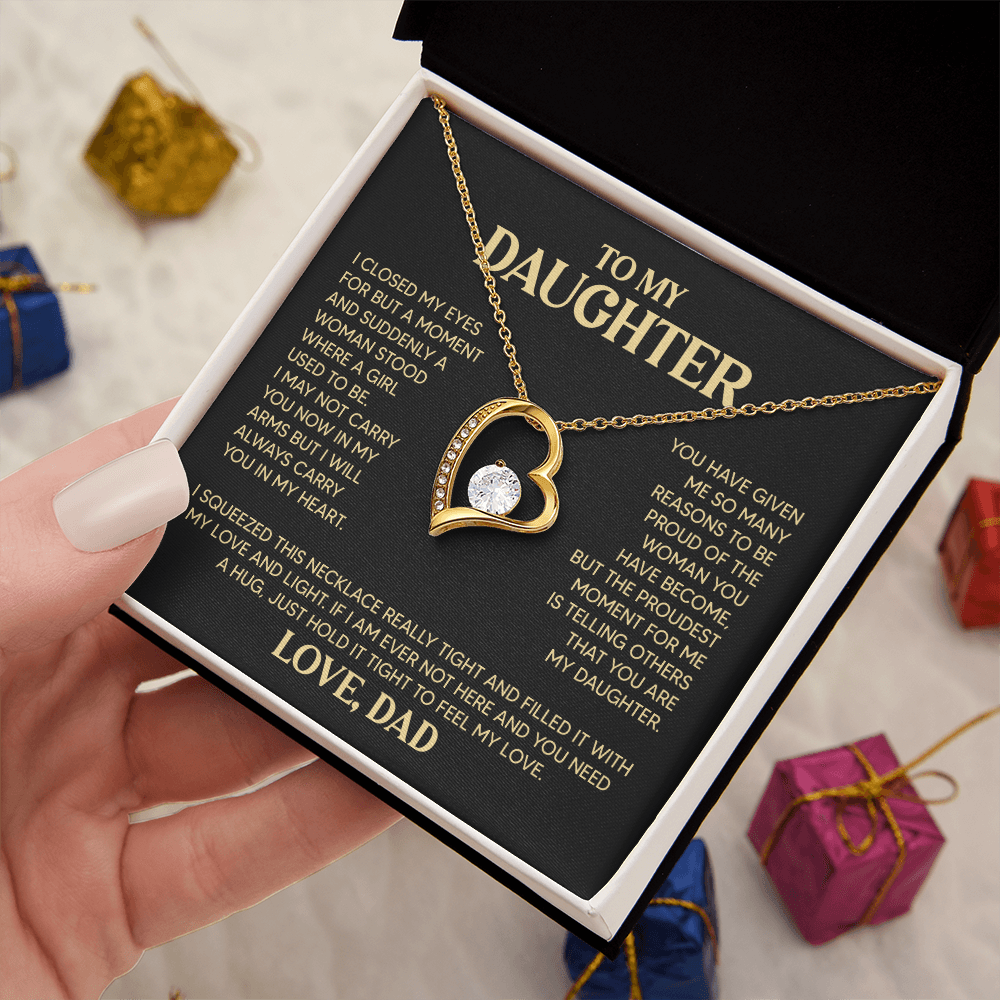 Amity Heart Necklace - Daughter - Feel My Love