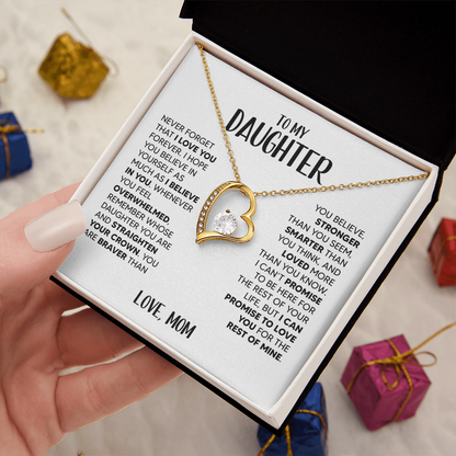 Amity Heart Necklace - Daughter I Believe In You - M