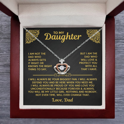 Amity Crown Necklace - Daughter - Protect You
