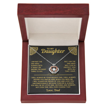 Amity Crown Necklace - Daughter - Protect You