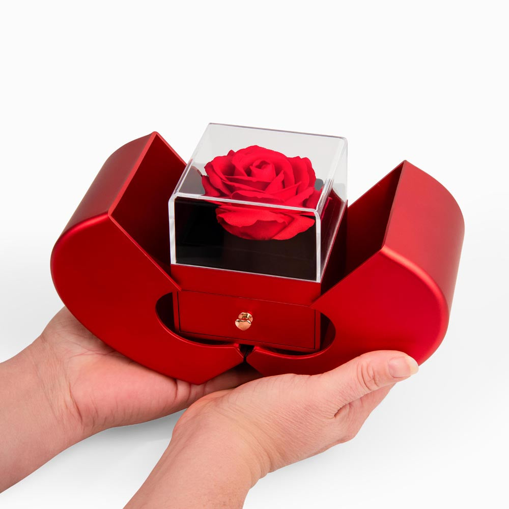 Amity Heart Necklace - Rose Heart Box - My Beautiful Wife