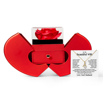 Amity Alluring Necklace - Rose Heart Box - My Beautiful Wife